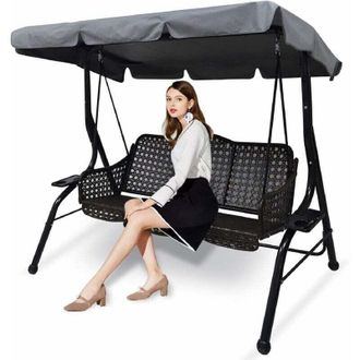 OEM Toldo De Repuesto Para Columpio De Jard&iacute;n, Tela De Repuesto Universal Para Columpio De Jard&iacute;n Exterior, Cubierta De Repuesto Impermeable Con Protecci&oacute;