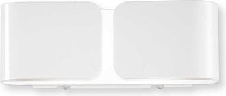 Ideal Lux Clip - Aplique pequeño de interior 2 luces Blanco, G9 - Ideal Lux