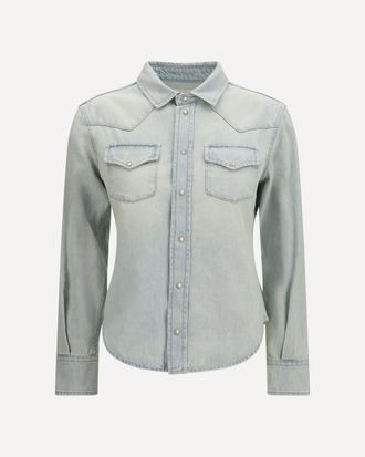Jacob Cohen Western Shirt in lightweight denim Female 44