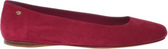 Baldinini Fuchsia su&egrave;de ballerina - Dames - Ballerinas - Roze - 40 EU - Su&egrave;de - Schoenen