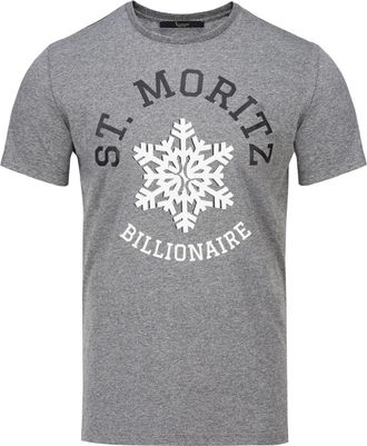 Billionaire Boys Club T-Shirt Ronde Hals Winter Club - Heren - T-shirts - Grijs - XS - Katoen - Tops