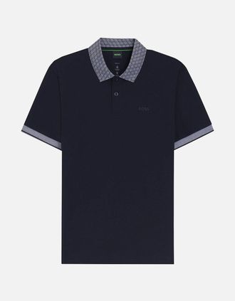 HUGO BOSS Mens Hugo Boss Mens Navy Chip Paddy polo shirt - Size: 46