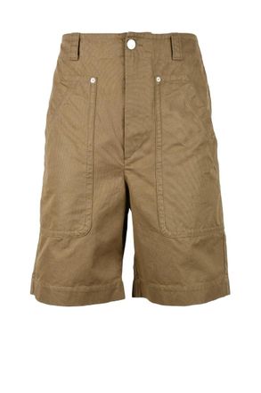 Isabel Marant Mens Bermuda Shorts - Beige