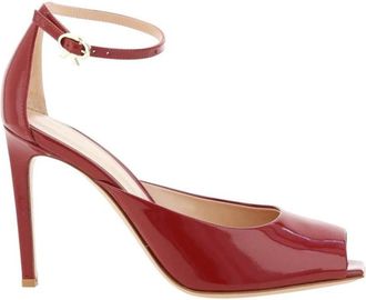 Gianvito Rossi Nuit 95 Pumps van glanzend leer - Dames - Sandalen met hakken - Rood - 36 1/2 EU - Leer - Schoenen