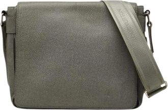 Louis Vuitton Pre-owned Vintage Shoulder Bag - Heren - Vintage Schoudertas - Grijs - ONE Size - Leer - Vintage