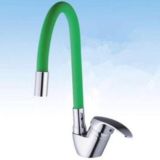 Trade Shop Trade Shop - Rubinetto Miscelatore Girevole Per Lavandino Lavello Cucina Colore Canna Verde