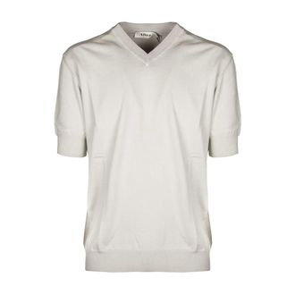 Altea V-neck Knitwear, male, Beige, Size: XL V-neck Knitwear