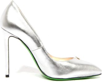 La Martina Stijlvolle Manhattan Zilveren Schoenen - Dames - Pumps - Grijs - 36 EU - Schoenen