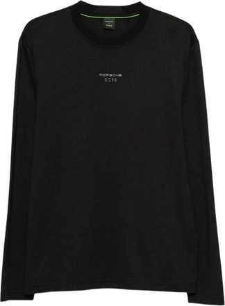 HUGO BOSS Long Sleeve Tops - Heren - Longsleeves - Zwart - XL - Tops