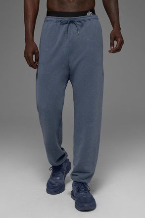 Alo | Chill Vintage Wash Sweatpant in Bluestone Wash, Size: 2XL
