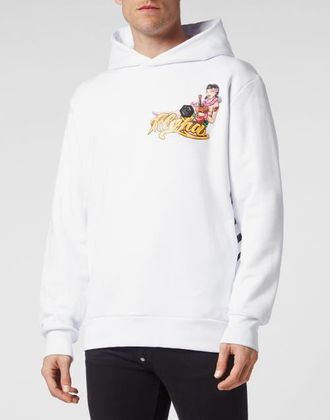Philipp Plein Hoodie Sweatshirt Hawaii Men in White at Nordstrom, Size Xxx-Large