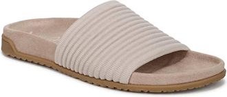 Vionic Womens Evie Knit Sandal In Creme