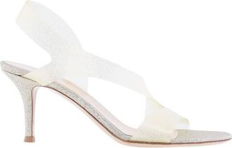 Gianvito Rossi Metropolis 70 Plexi Sandals, Brand Size 36.5 ( US Size 6.5 )