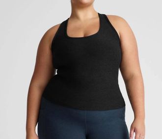 Beyond Yoga Spacedye Step Up Racerback Tank Top - Plus In Darkest Night