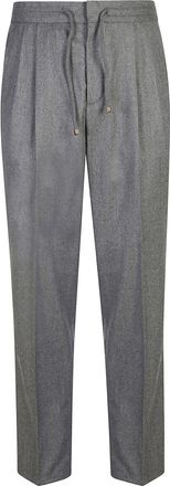 Brunello Cucinelli Pleated Drawstring-waist Trousers