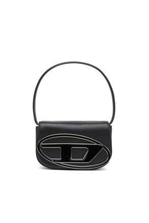 Diesel 1DR-Iconic shoulder bag in nappa leather - Shoulder Bags - Woman - Black