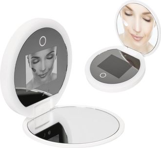 OEM Espejo Compacto Port&aacute;til Con C&aacute;mara Uv Para Maquillaje, Examen Facial Y Prueba De Protecci&oacute;n Solar
