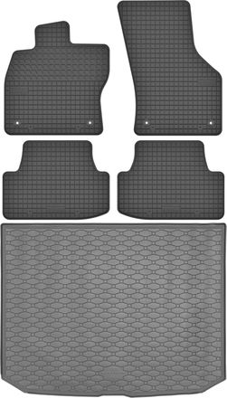 OEM Juego De Alfombrillas De Goma Para Coche Y Maletero Para Audi A3 Iii Sportback (2013-2020)