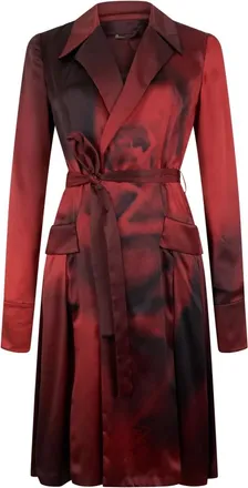 Alberta Ferretti Donna, Cappotti, Rosso, S, new