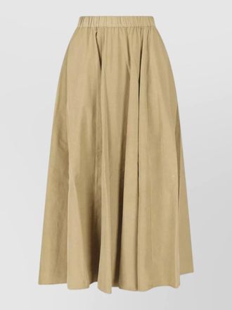 Aspesi cotton midi full skirt