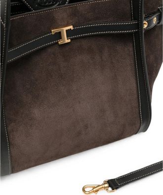 Tod's Suede Tote Bag - Brown