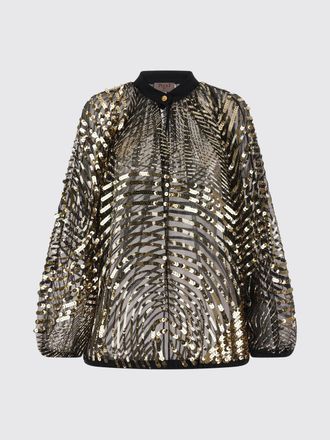 Pucci Blusa Pucci in tulle con paillettes ricamate