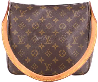 Louis Vuitton Brown Monogram Canvas Looping Mm (Authentic Pre-Loved)