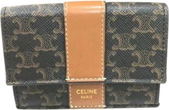Celine Pre-owned Plastic Portemonnee - Dames - Vintage Accessoires - Bruin - ONE Size - Vintage