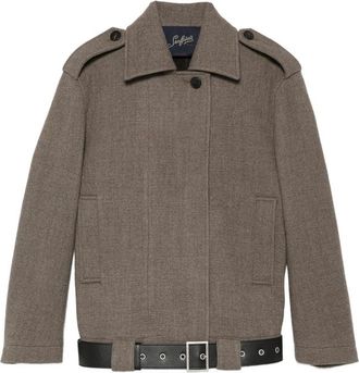 Seafarer Belted Epaulette Jacket