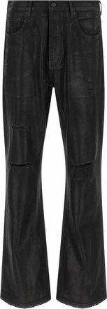 Purple P026 Rinsed Foil Boot Jeans