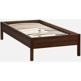 Sweeek Letto con rete a doghe 90x190cm decorazione legno