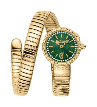 Just Cavalli Womens Snake 316L Stainless Steel Watch