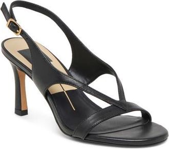 Dolce Vita Izela Slingback Sandal in Black Leather at Nordstrom, Size 9.5