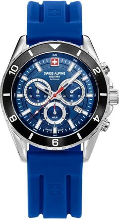 Swiss Alpine Military Sierra Horloge - Heren - Accessoires - Blauw - Maat: ONE Size
