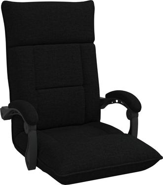 vidaXL Sill&oacute;n Ajustable Negro Tela Vidaxl
