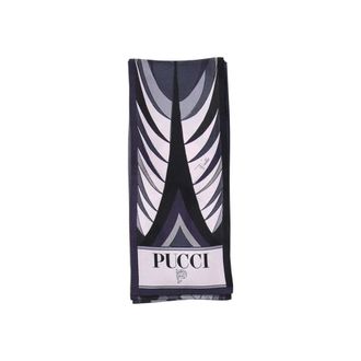 Pucci Silky Scarves, female, Black, Size: ONE SIZE Bandeau 8x160