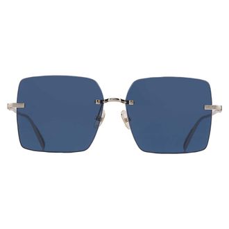Ferragamo Blue Square Ladies Sunglasses SF311S 743 60