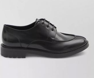 Saint Laurent calfskin leather derby shoes