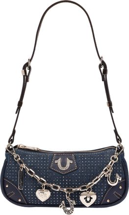 True Religion Sparkle Denim Shoulder Bag