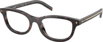 Prada Glasses - Dames - Brillen - Bruin - 52 MM - Accessoires