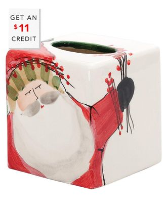 Vietri Vietri Old St. Nick Tissue Box With $14 Credit