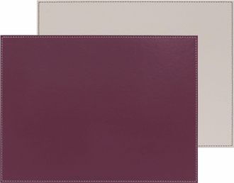 FreeForm Design Wende-Tischset Duo 40 x 30 cm, Pflaume/Elfenbein