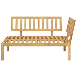 Berkfield Home Beautiful Garden Pallet Corner Sofa Solid Wood Acacia in Brown