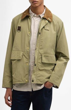 Barbour Icons Spey Nylon Jacket in Bleached Olive at Nordstrom, Size Xx-Large