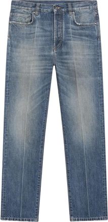 Versace Jeans in denim di cotone con dettaglio Medusa - - Jeans - Uomo - Blu - W30