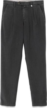 Myths Grijze Wol Pantalon - Heren - Straight fit broeken - Grijs - S - Wol - Broeken
