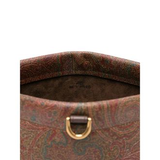 Etro Paisley Pattern Shoulder Bag - Brown