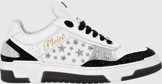 Philipp Plein Sneakers low-top in pelle e suede con borchie e strass