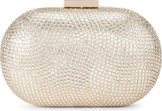 Carvela Womens Pietra Hard Clutch Bag - Gold - One Size