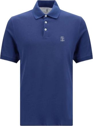Brunello Cucinelli Hombre, Camisetas, Azul, Talla: 3XL
